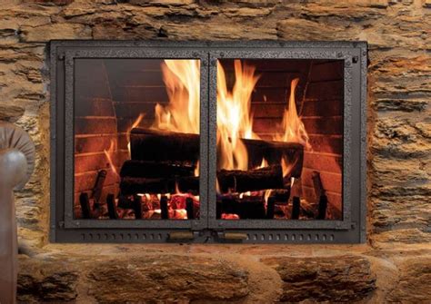 The Grand Seal Ceramic Glass Fireplace Door